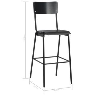 VidaXL Tabouret de bar bois  