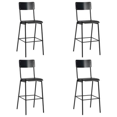 VidaXL Tabouret de bar bois  