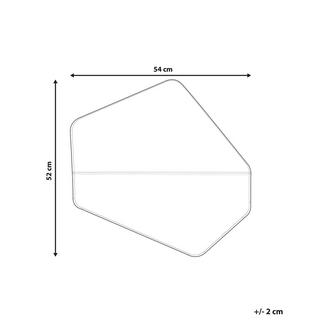 Beliani Wandspiegel aus MDF-Platte Glamourös WARHEM  