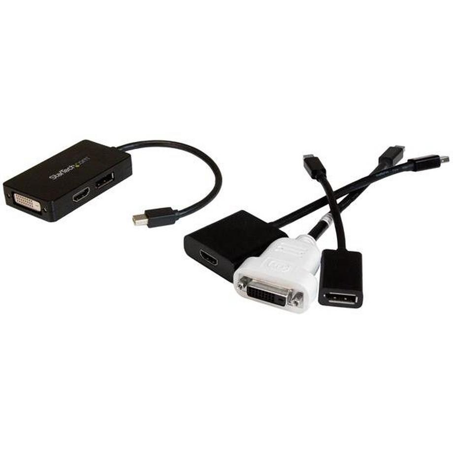 STARTECH.COM  StarTech.com Adattatore Mini DisplayPort a DisplayPort/DVI/HDMI – Convertitore mDP 3 in 1 