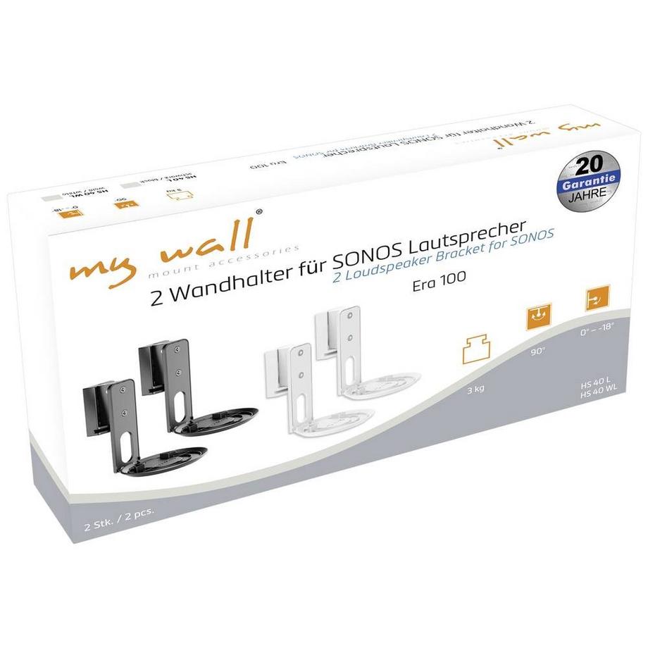 My Wall  2 supports muraux pour haut-parleurs Sonos ERA 100 