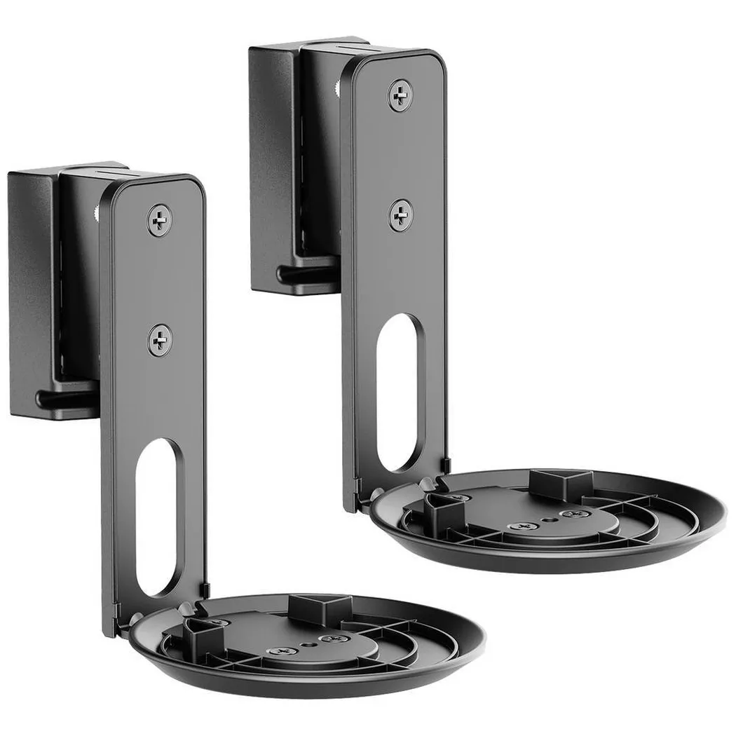 My Wall HS40L Lautsprecher-Wandhalterung Drehbar, Neigbar Schwarz 2St.