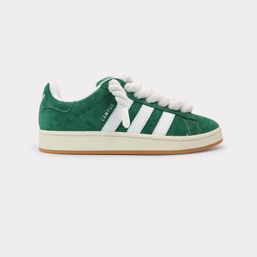 Campus 00s Dark Green White - Rope Lace White