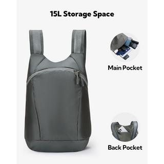 Only-bags.store Ultraleichter faltbarer Rucksack : Kleiner verpackbarer Wanderrucksack Leichter dünner Rucksack Sportlicher Tagesrucksack  