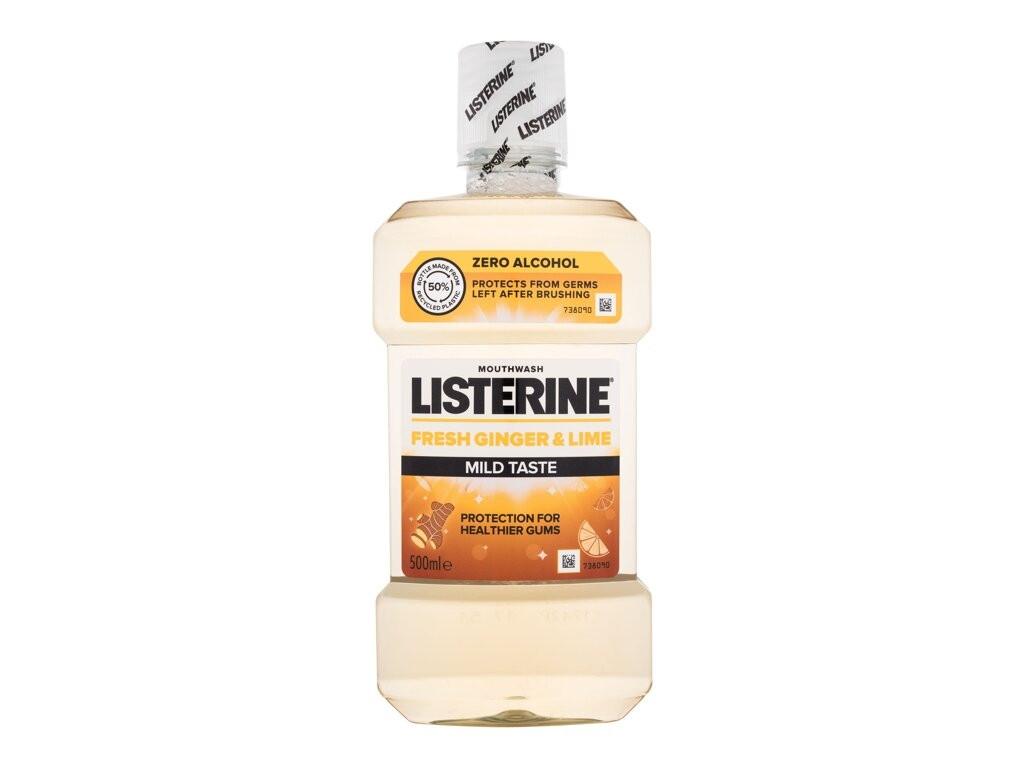 Image of Listerine - Fresh Ginger & Lime Mild Taste Mouthwash - Unisex, 500 Ml Unisex ONE SIZE