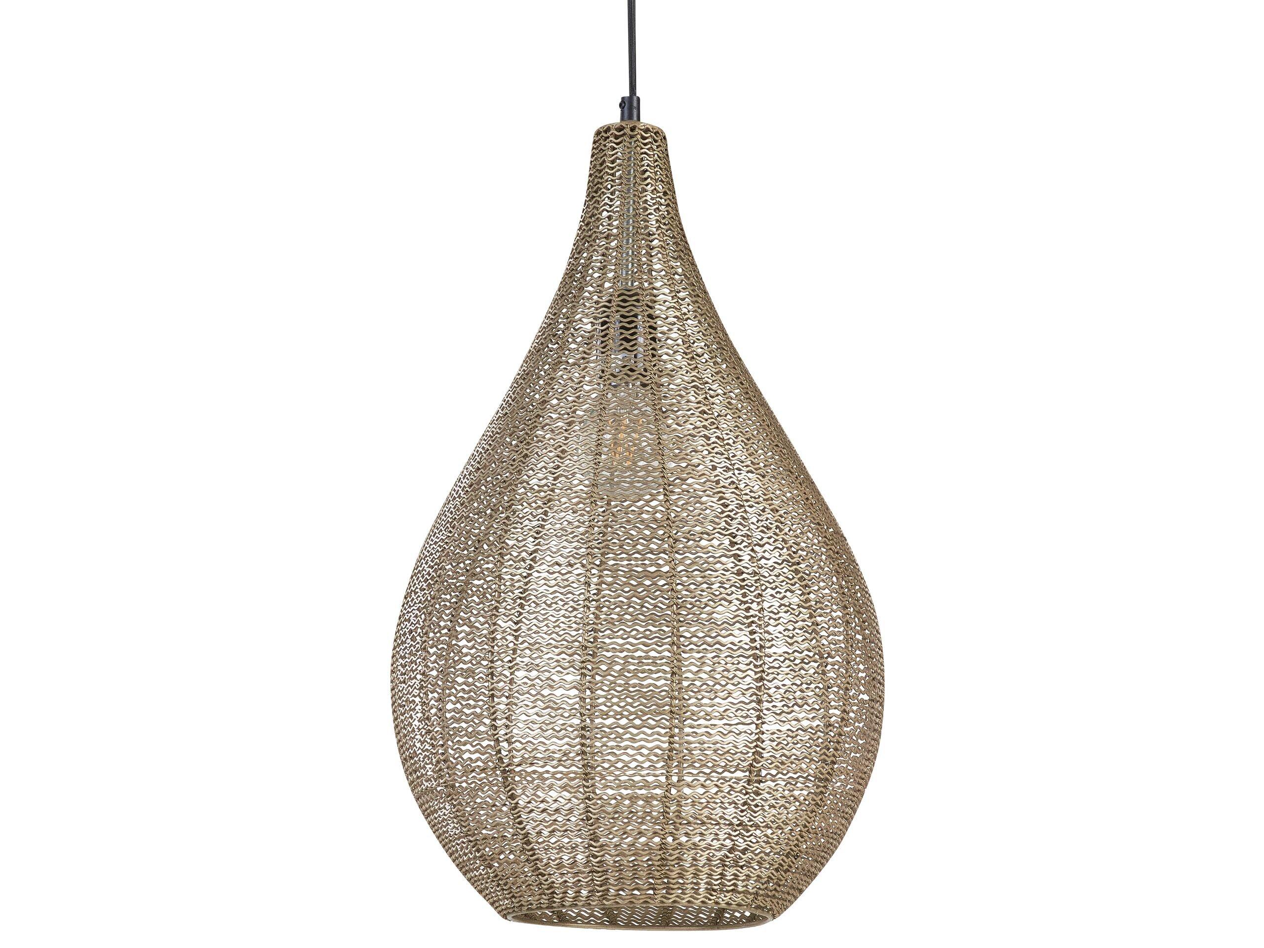 Beliani Lampe suspension en Métal Boho TISTA  