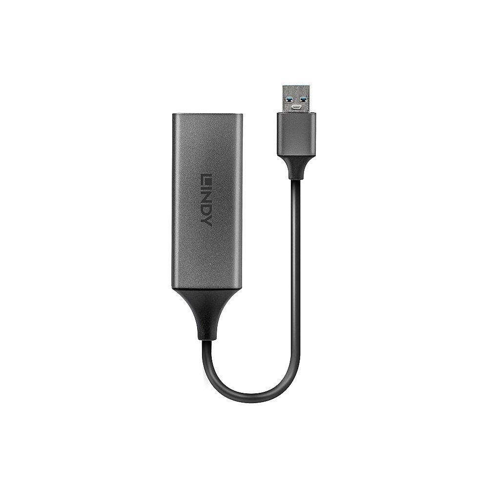 LINDY  USB 3.0 Gigabit Ethernet Converter Netzwerkadapter 5 GBit/s USB 3.2 Gen 1 (USB 3.0), Gigabit-LAN (1/2.5/ 