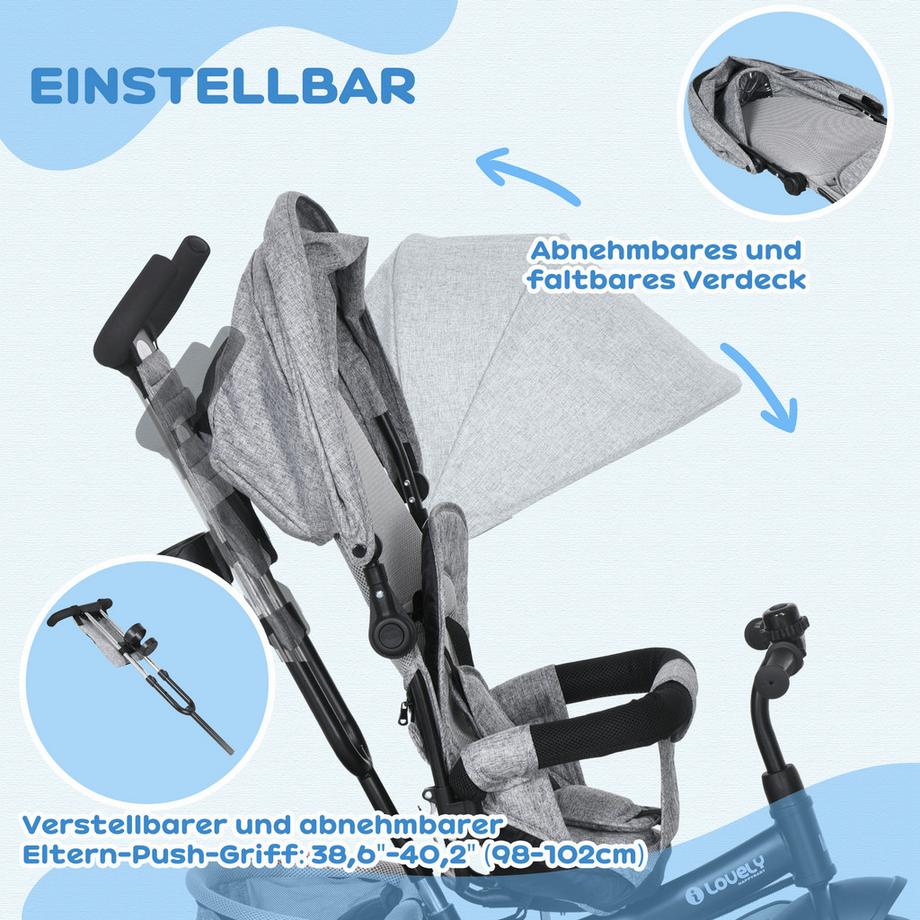 HOMCOM  Kinderdreirad 