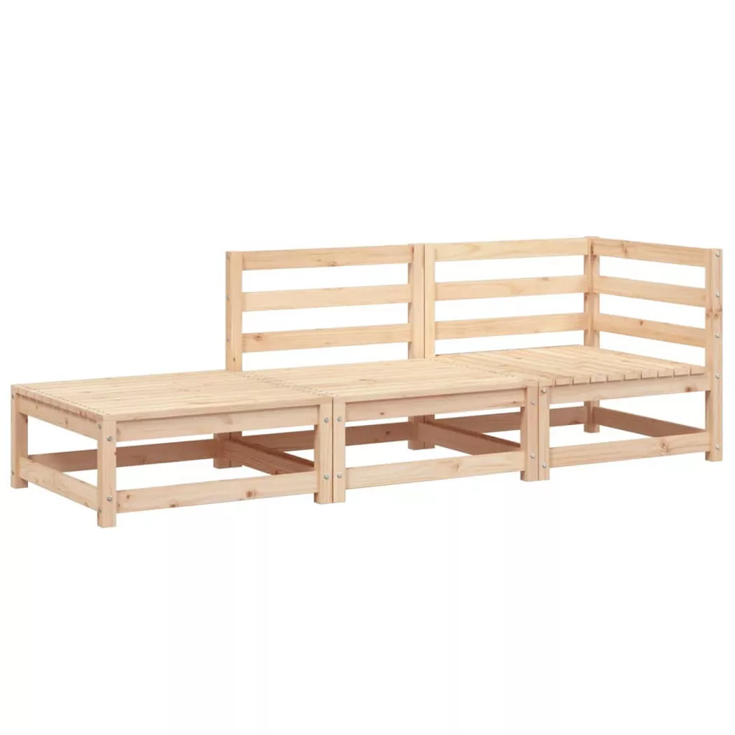 VidaXL - Canapé de jardin bois de pin, One Size, Marron