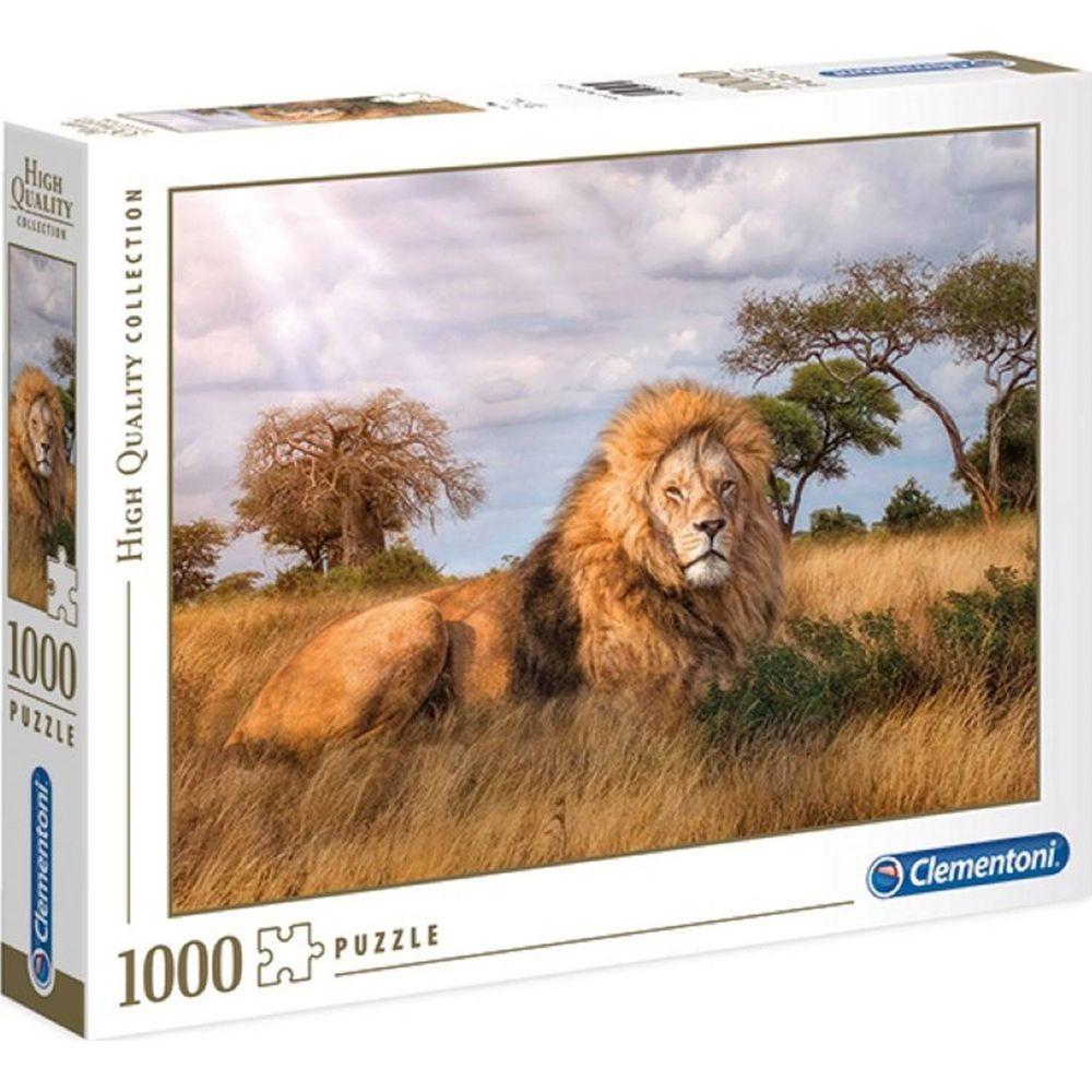 Clementoni  Puzzle Der König, Löwe (1000Teile) 