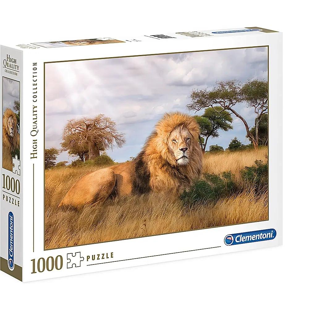 Image of Puzzle Der König, Löwe (1000Teile) Multicolor