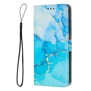 Cover-Discount  Galaxy S23+ - Custodia in pelle blue Marble 