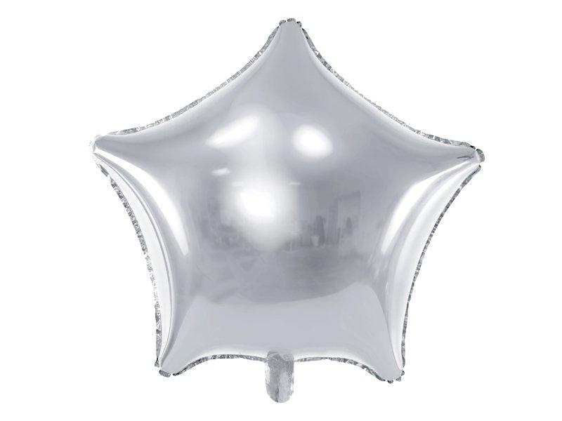 Image of Partydeco Star Spielzeugballon Unisex Silber ONE SIZE