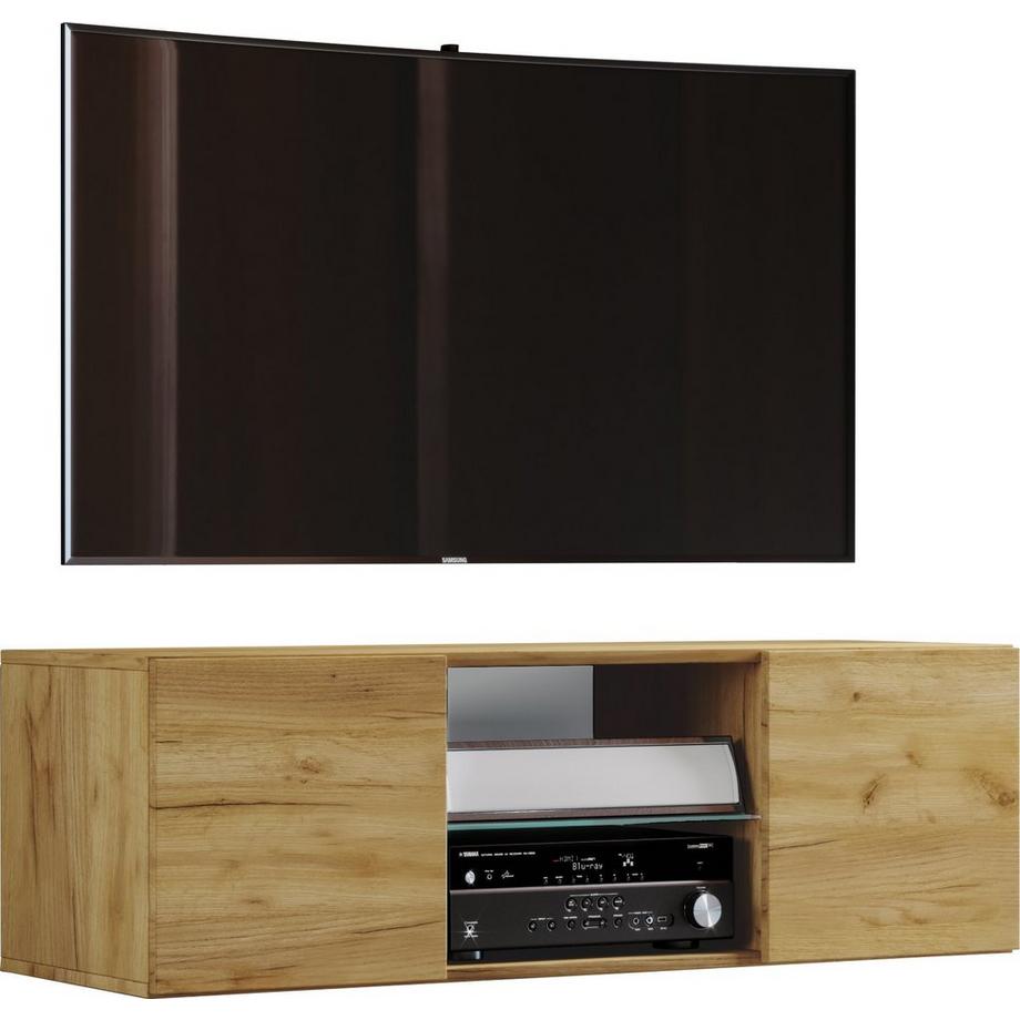 TV Möbel | Wandboard | Lowboard hängend | Maße H. 40 x B. 95 oder 115 x T. 36 cm | Wandschrank - Jusa