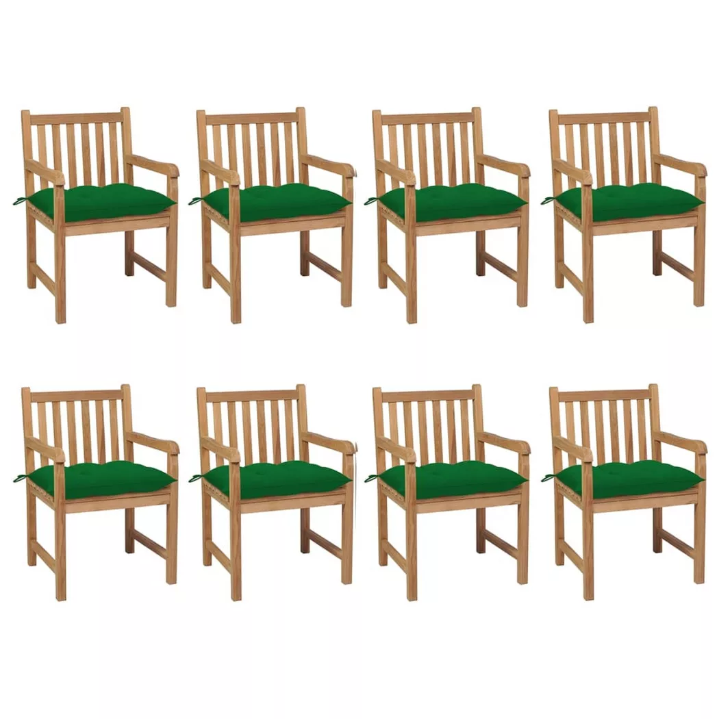 VidaXL - Gartenstuhl holz, One Size, Grün
