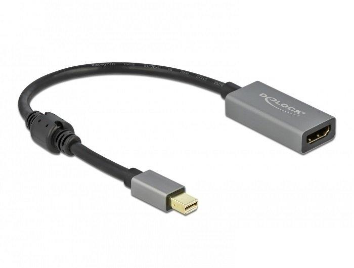 DeLock  DeLOCK Aktiver mini DisplayPort 1.4 zu HDMI Adapter 4K 60 Hz (HDR) 