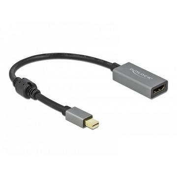 DeLOCK Aktiver mini DisplayPort 1.4 zu HDMI Adapter 4K 60 Hz (HDR)