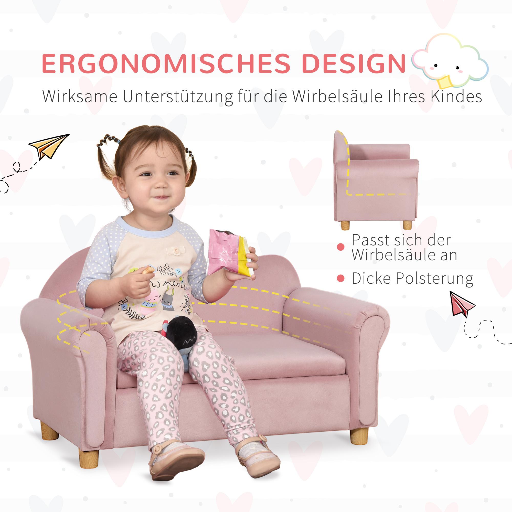 HOMCOM Canapé pour enfants  