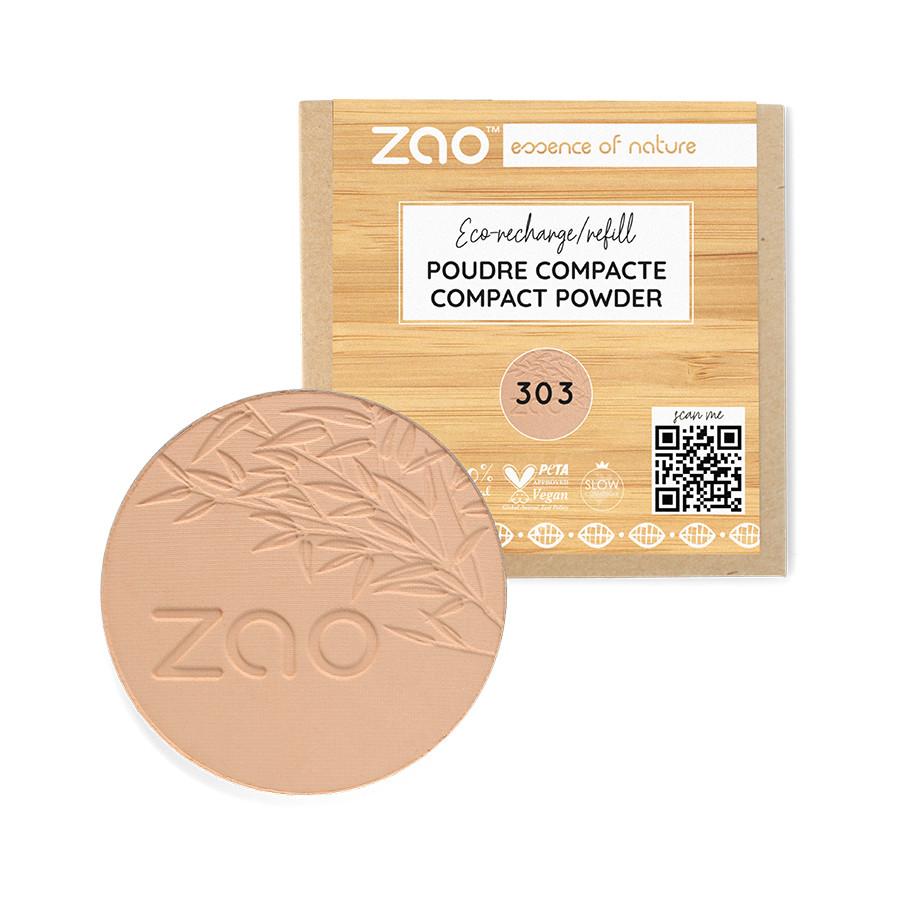 ZAO MAKEUP  Recharge Poudre compacte - Certifiée bio et vegan 