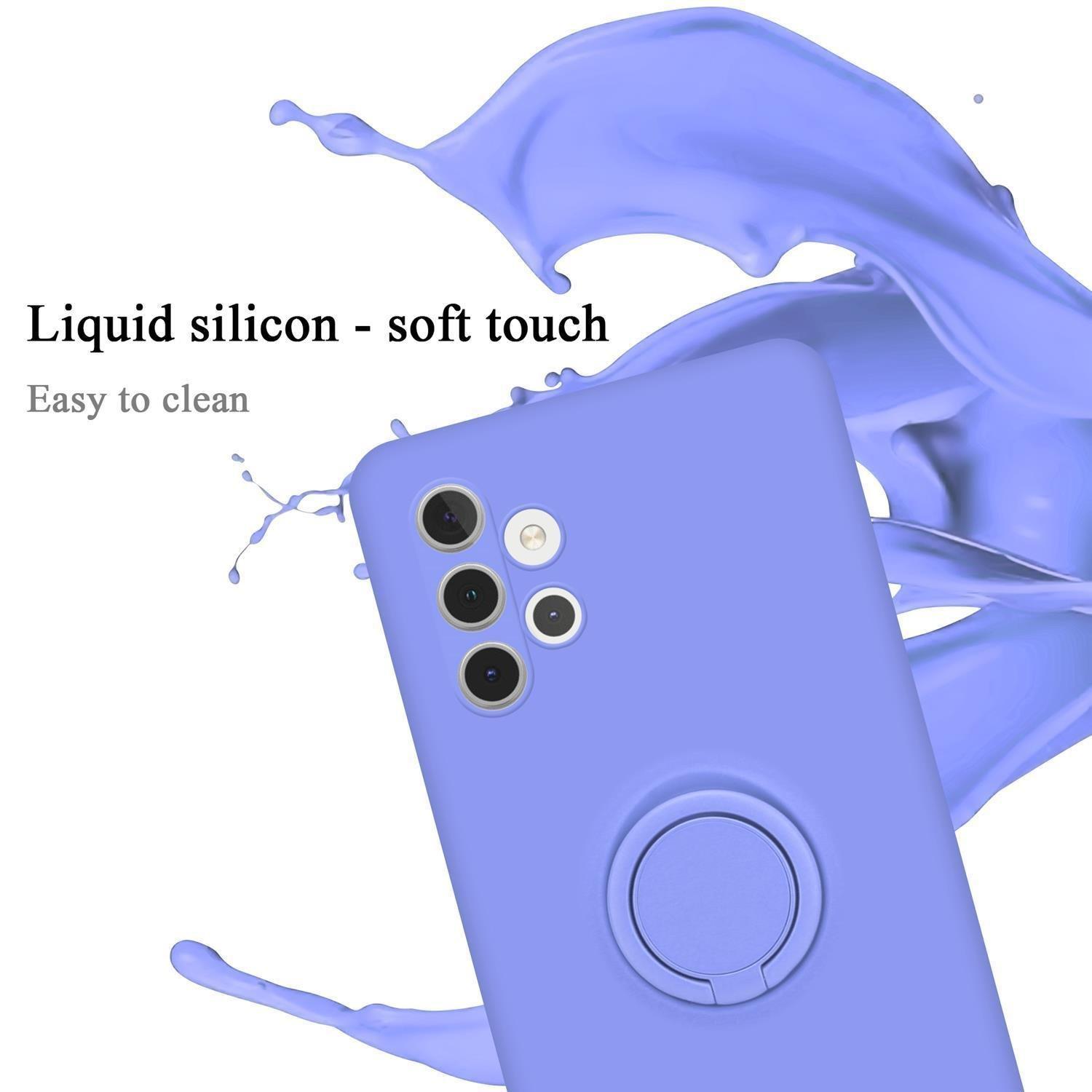 Cadorabo  Hülle für Samsung Galaxy A32 4G TPU Silikon mit Ring Liquid 