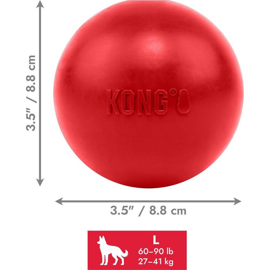 KONG  Hunde-Spielzeug Ball Classic mit Loch 