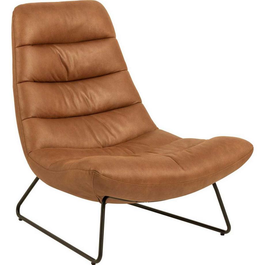 Loungestuhl Woodmont cognac
