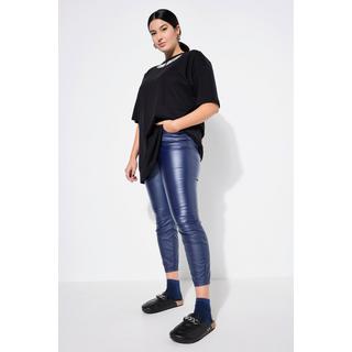 Studio Untold  Jean skinny, coupe étroite, 5 poches, tissu enduit 