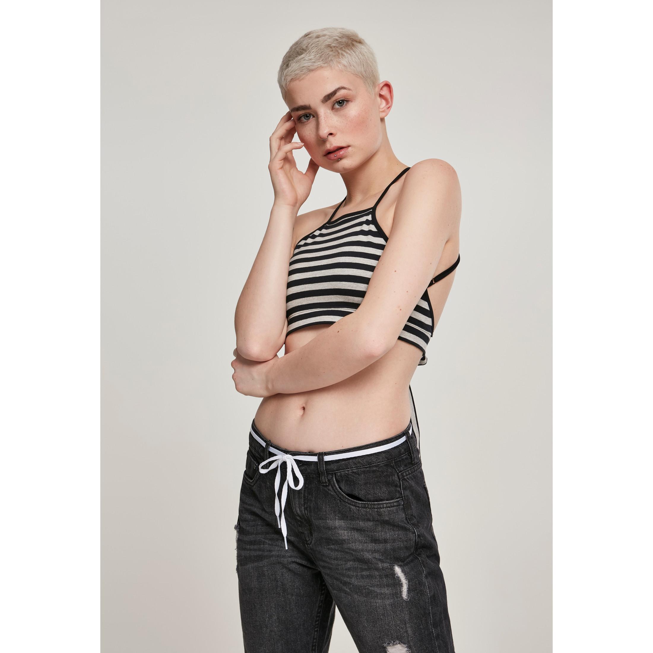 URBAN CLASSICS  crop top urban classic triangle 