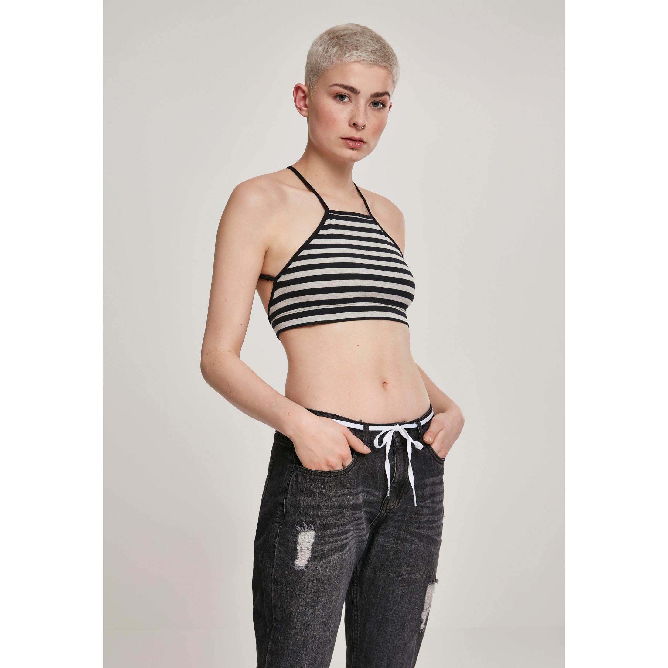 URBAN CLASSICS  crop top urban classic triangle 