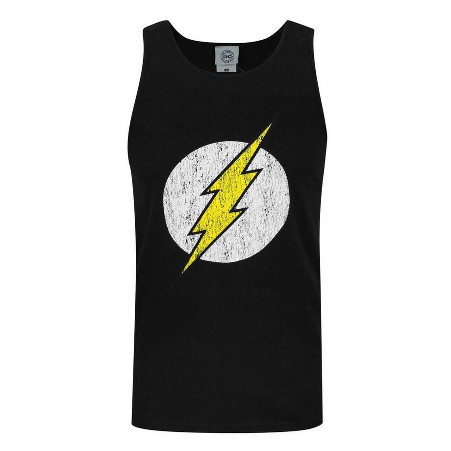 DC COMICS Flash Distressed Logo Unterhemd  