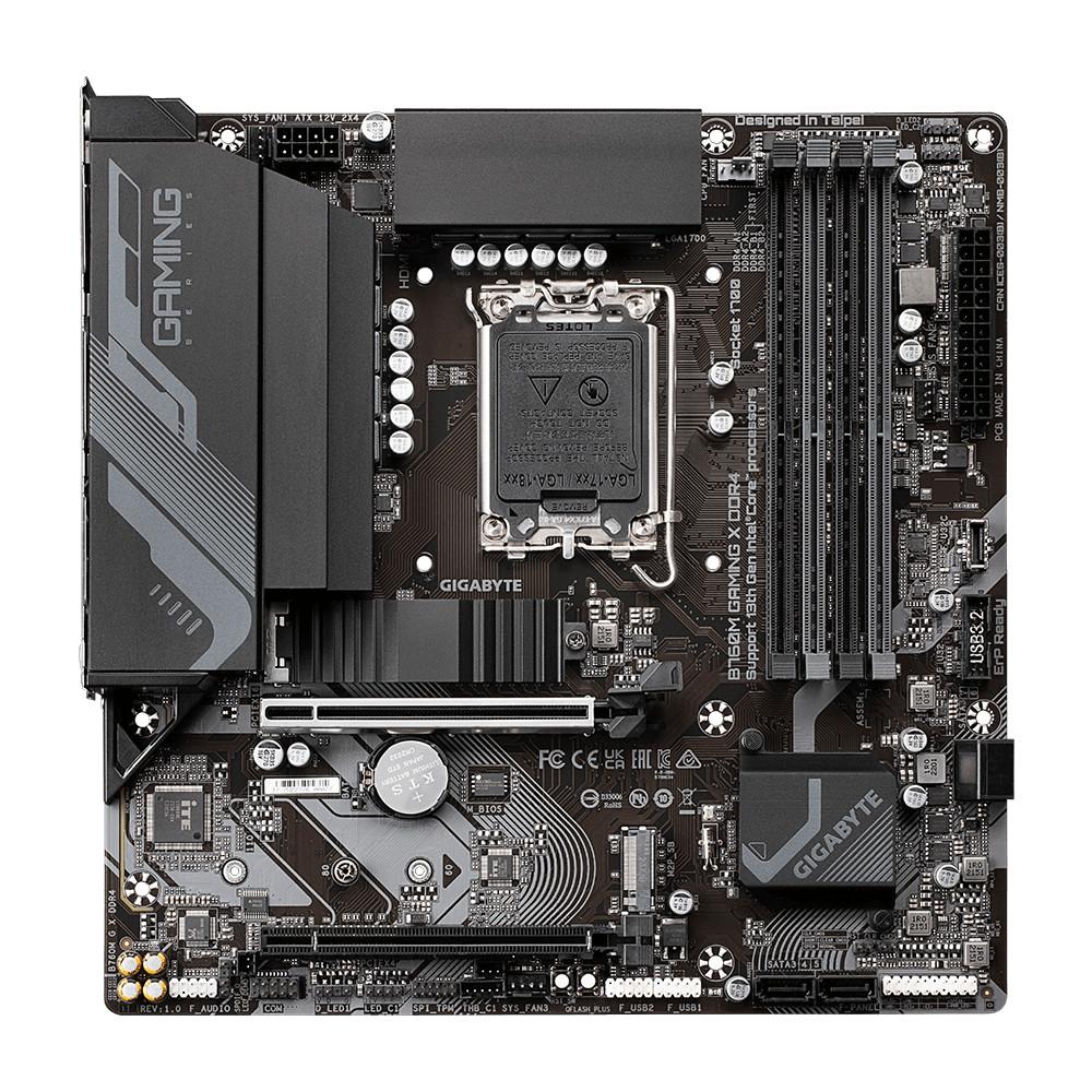 Gigabyte  B760M GAMING X scheda madre DDR4 - Supporta CPU Intel Core di 14a generazione, VRM digitale a 8+1+1 fasi, fino a 5333MHz DDR4 (OC), 2xPCIe 4.0 M.2, LAN 2.5GbE, USB 3.2 Gen2 