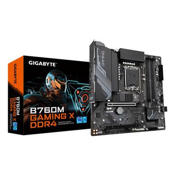 B760M GAMING X scheda madre DDR4 - Supporta CPU Intel Core di 14a generazione, VRM digitale a 8+1+1 fasi, fino a 5333MHz DDR4 (OC), 2xPCIe 4.0 M.2, LAN 2.5GbE, USB 3.2 Gen2