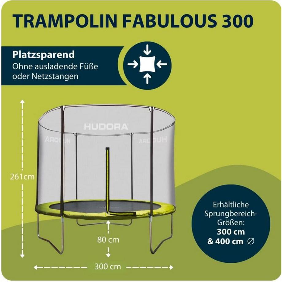 HUDORA  Trampolin Fabulous 300 