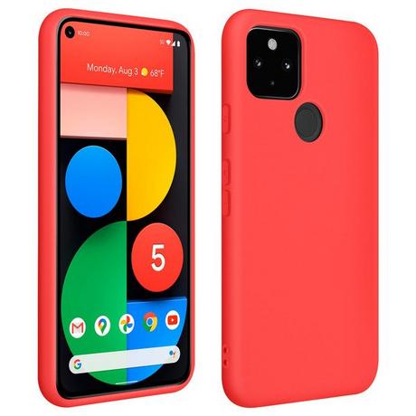 Avizar  Soft Hülle Google Pixel 5 Rot 