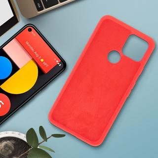 Avizar  Coque Google Pixel 5 Soft Touch Rouge 