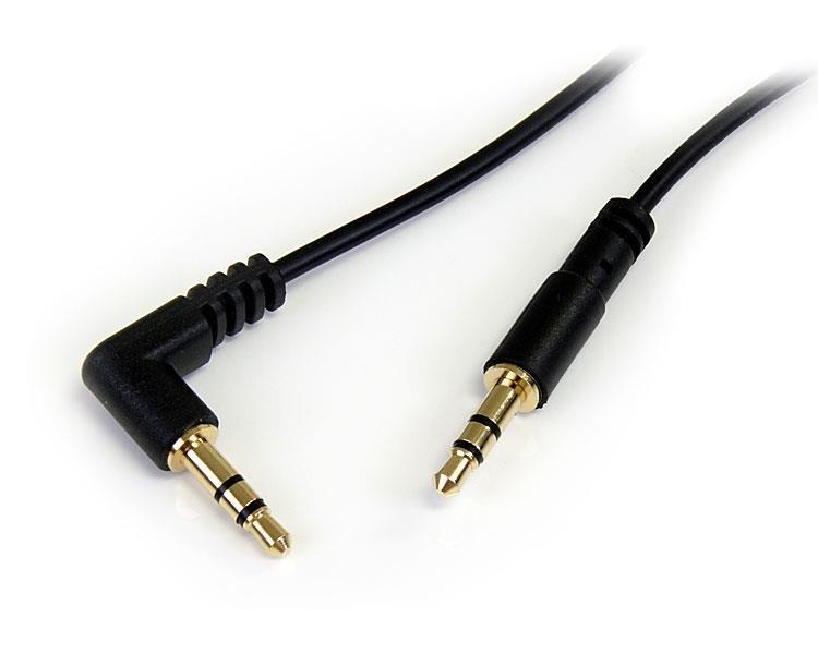 Image of StarTech.com 1,8m 3,5mm Stereo Audiokabel rechts gewinkelt - St/St