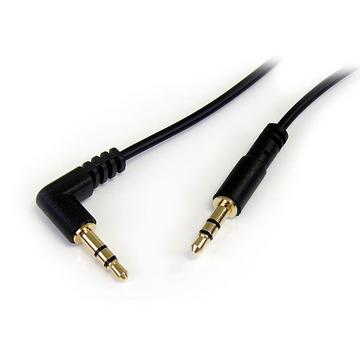 StarTech.com Cavo Audio Stereo 3,5mm slim angolato a destra da 1,8m - M/M