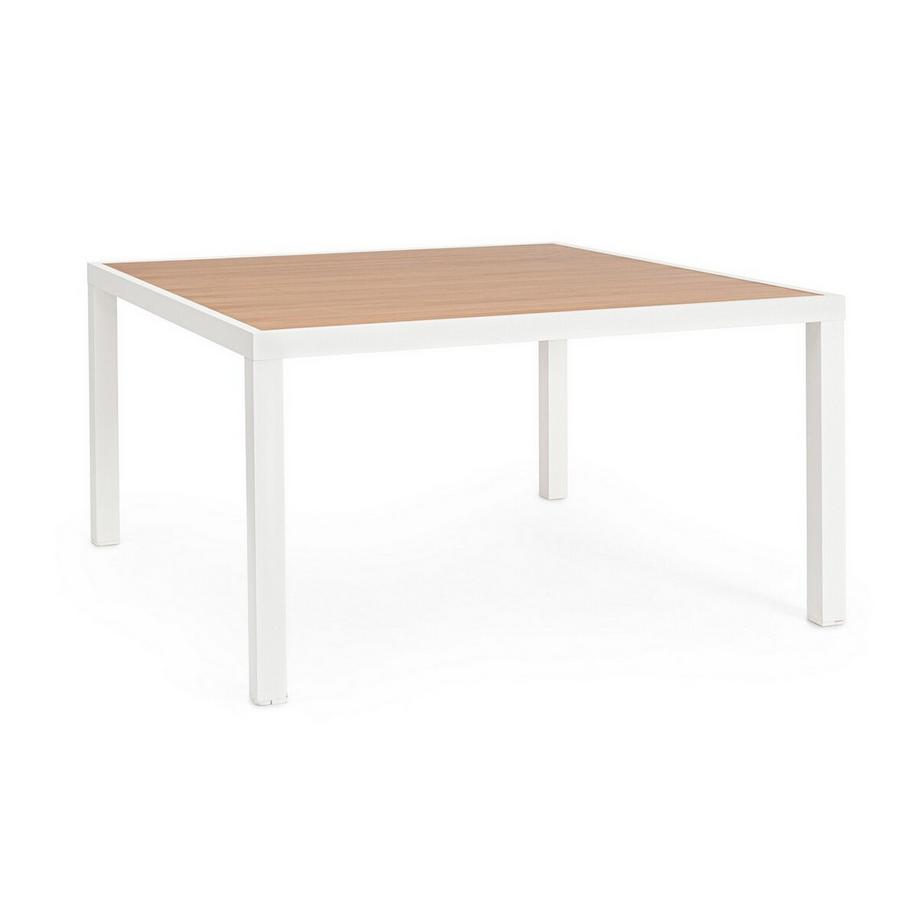mutoni Table Hilija blanc 136x136  