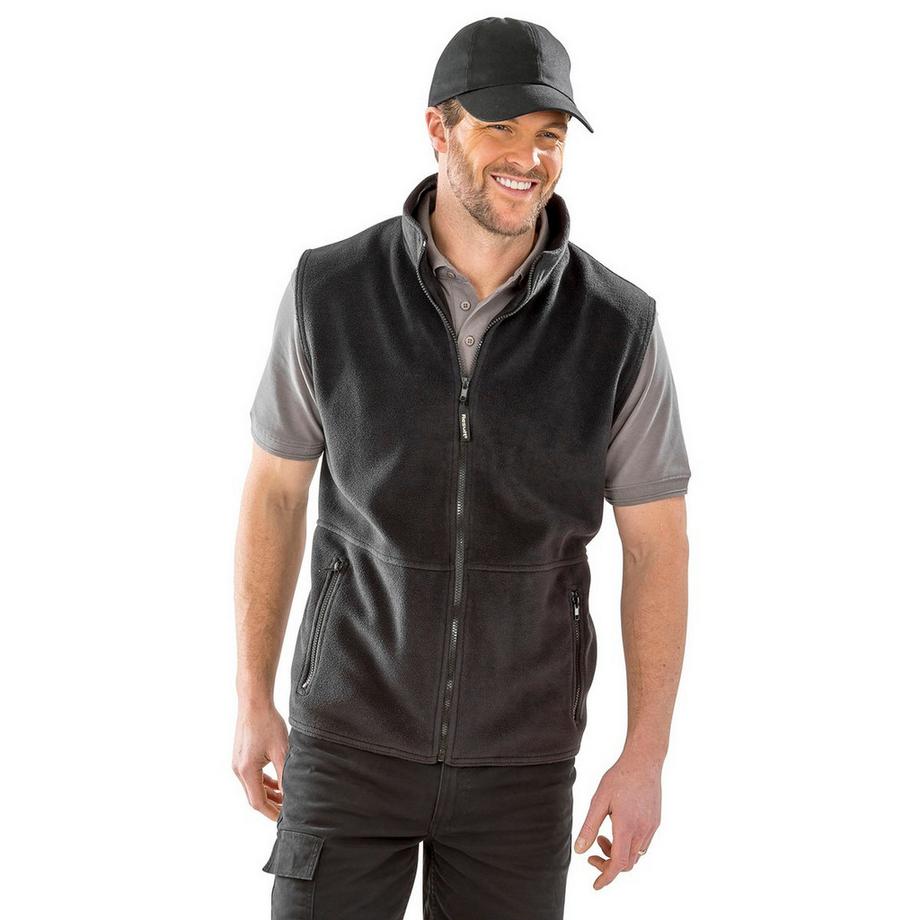 Result Gilet in Pile con Collo Alto  