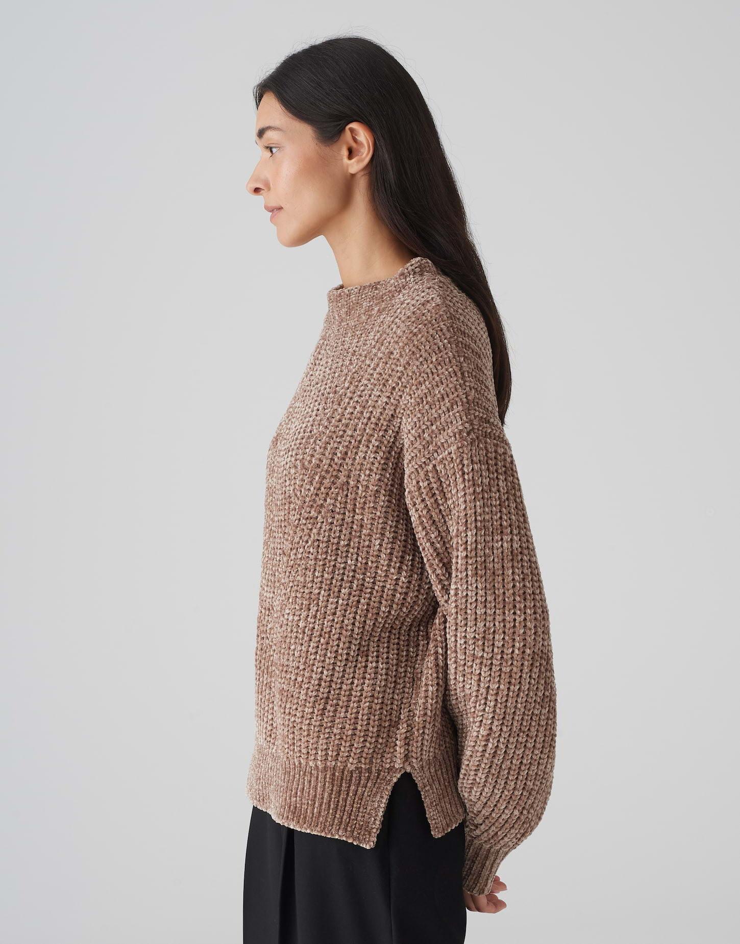 OPUS  Strickpullover Paneta gerader Schnitt 