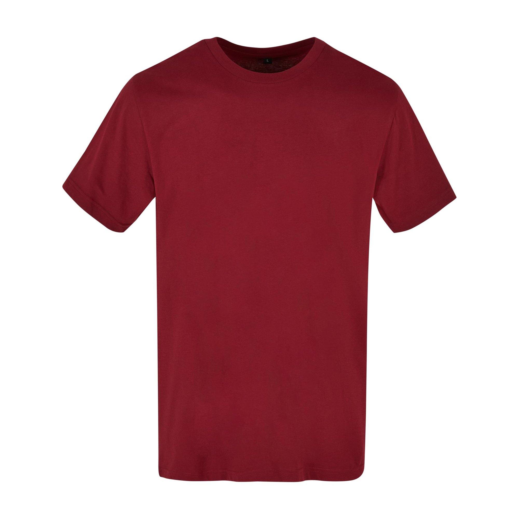 Image of Basic Tshirt Rundhalsausschnitt Herren Rot Bunt XL