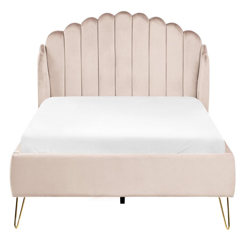 Beliani Letto en Tessuto  AMBILLOU  