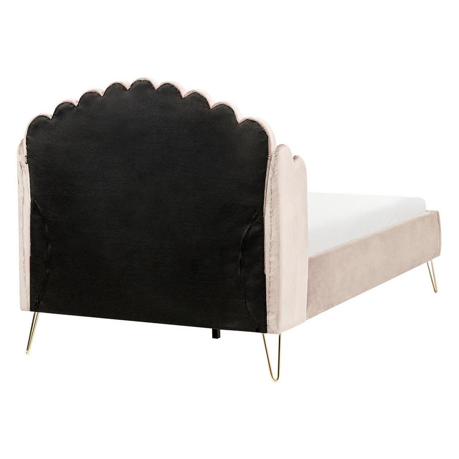 Beliani Letto en Tessuto  AMBILLOU  