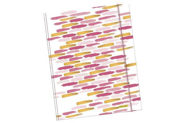 Image of ONLINE Gummizugmappe A4 07776/6 Brush Style ONLINE Gummizugmappe A4 07776/6 Brush Style