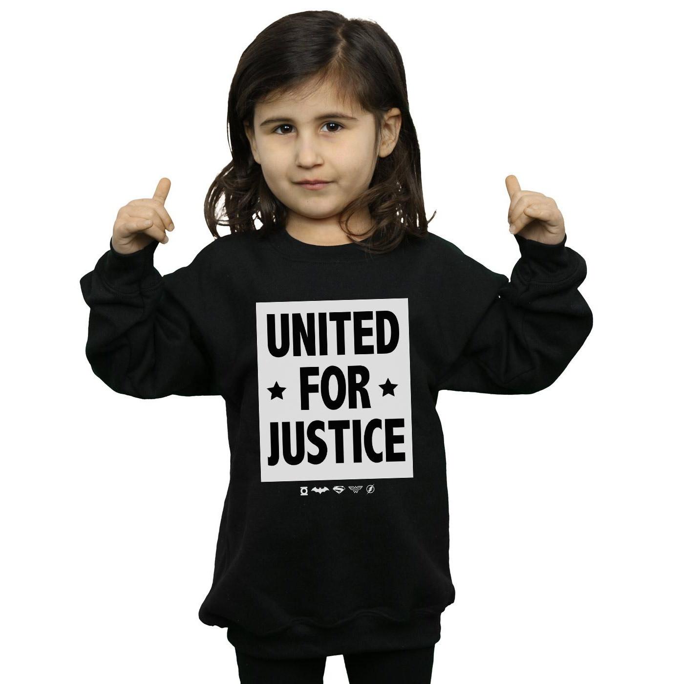 DC COMICS  Justice League United For Justice Sweatshirt 