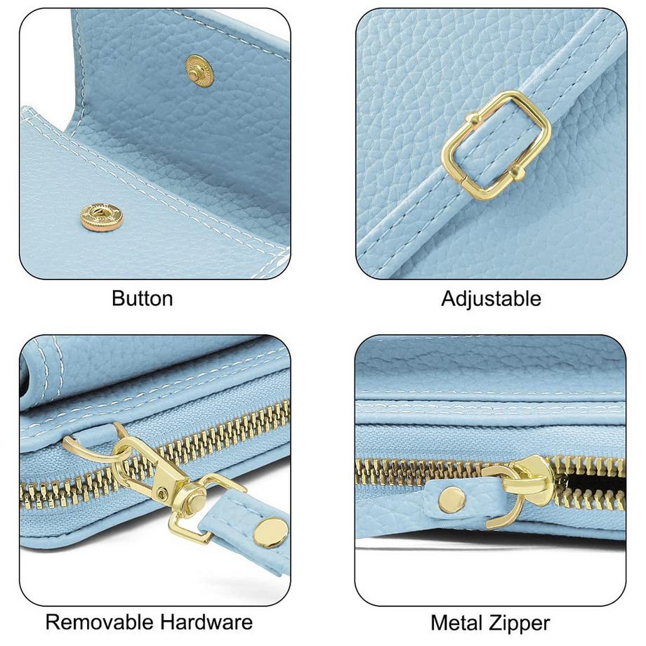 Only-bags.store Sac à bandoulière en cuir PU avec portefeuille  