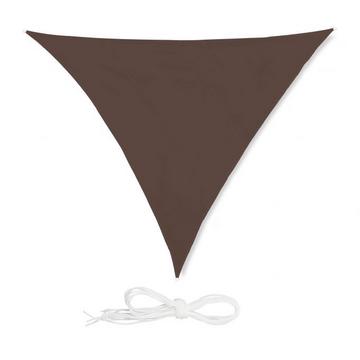 Voile d'ombrage triangulaire marron