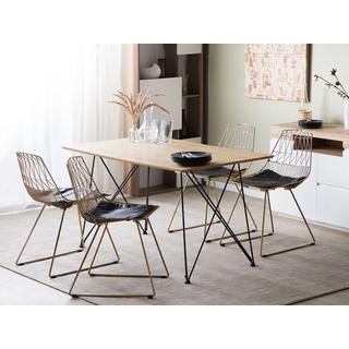 Beliani Table de repas en MDF Moderne KENTON  