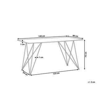 Beliani Esstisch aus MDF-Platte Modern KENTON  