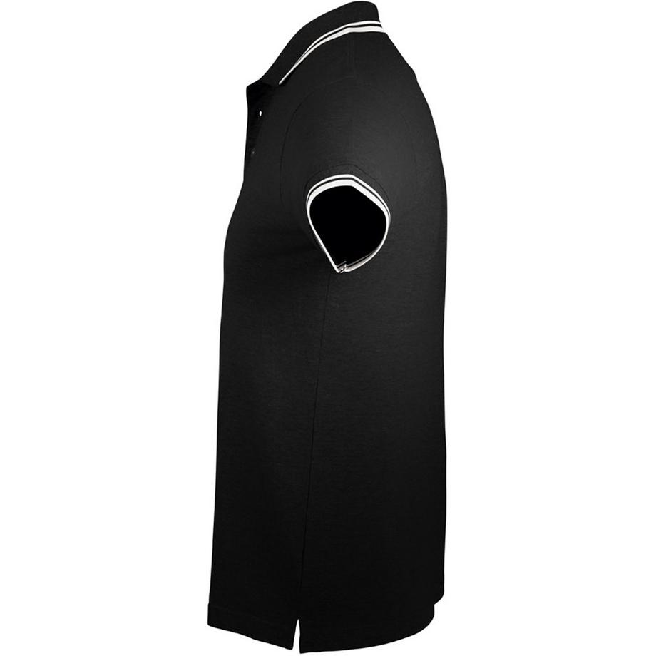 SOLS Pasadena Tipped Kurzarm Pique Polo  